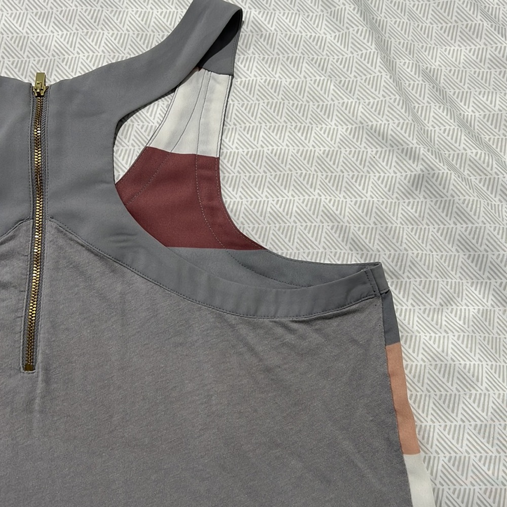 DONATED Express Multicolored Striped Racerback - Picture 7 of 10